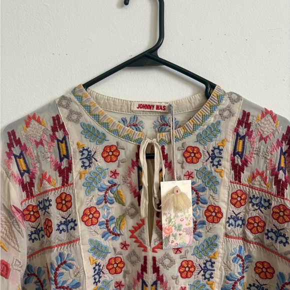 Johnny Was CORIANDER TUNIC-KAREN Women's 100% Cupra
Rayón Size Large - Picture 5 of 11